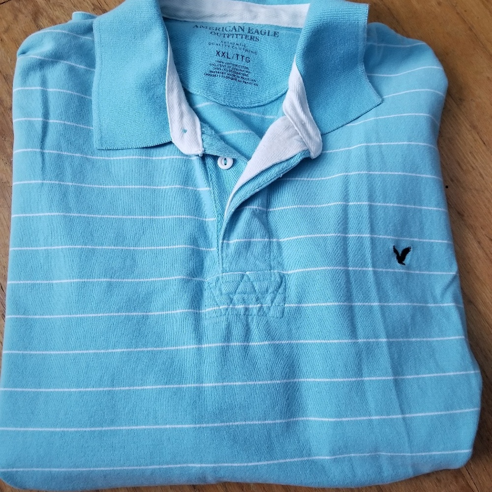 American Eagle men's polo short sleeve shirt xxl